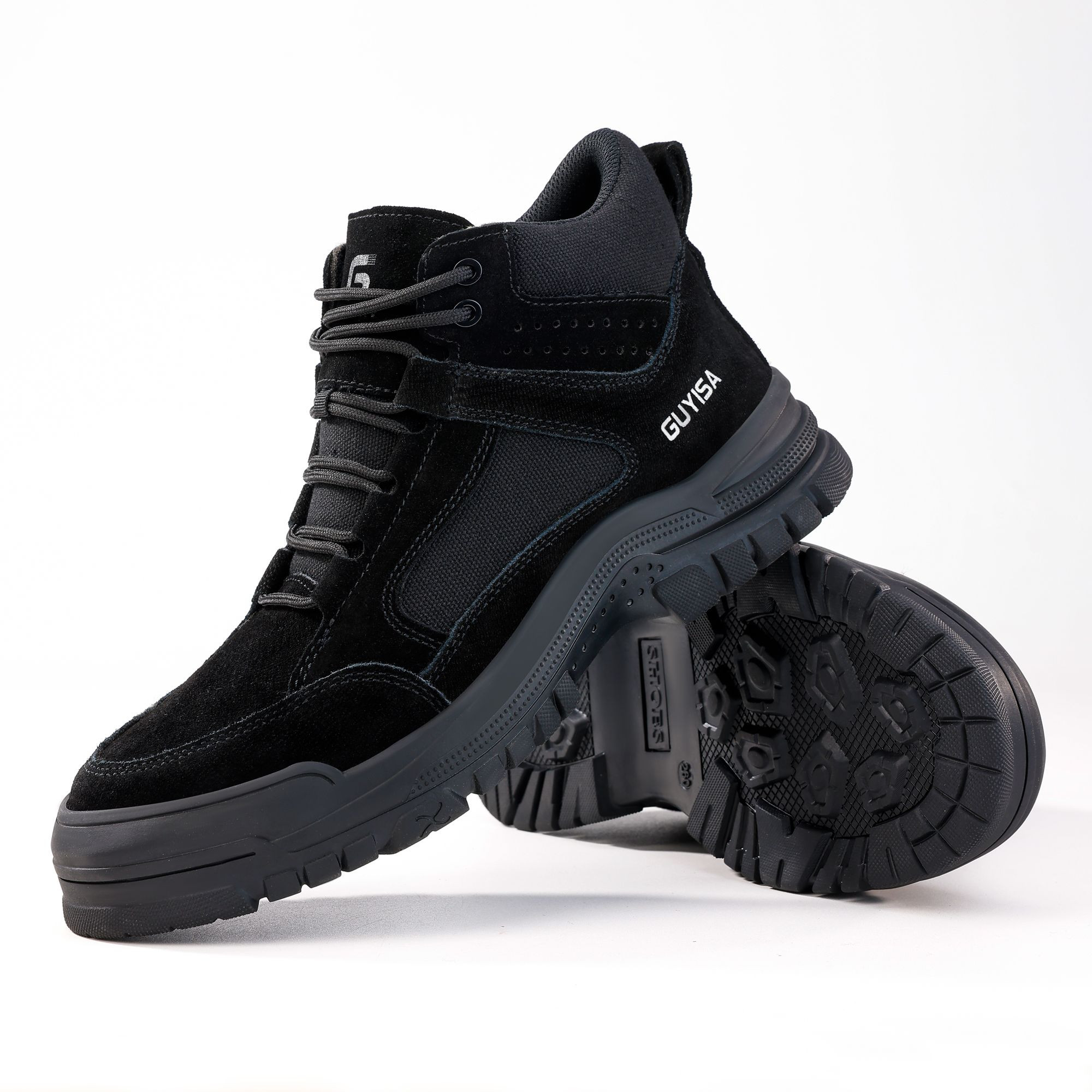 GUYISA High Quality Industrial 10KV Insulated Puncture & Impact Resistant Shock Absorbing Labor Protective Shoes