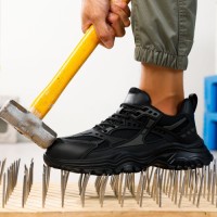 Quick Delivery CE Certified Anti-puncture Material Steel Toe Shoes Smash-proof Puncture-proof Workers Safety Shoes