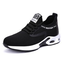 Shock Outsole Puncture Proof Work Construction Breathable Light Weight Safety Shoes
