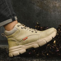 GUYISA Lightweight Anti Impact Puncture Resistant Safety Shoes for Outdoor Warehouse Work