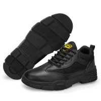 GUYISA Summer Hot Sale Mens Steel Toe Safety Shoes Anti-Scratch and Rust Proof Industrial Work Boots