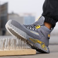 Ultralight Safety Shoes - Breathable Composite Toe Athletic Work Shoes for Construction & Outdoor Sports