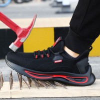 Good Quality and Cheap Factory Wholesale Steel Toe Safety Shoes Men Protective Work Shoes