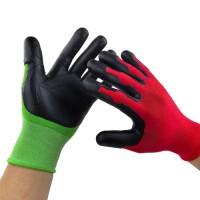 Insulated Anti-Slip TPE Coated Gloves 15G Nylon for Electrical Work Safety & High Voltage Protection