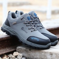 Anti Crush Steel Toe Safety Boots Men Waterproof Anti Puncture Construction Industrial