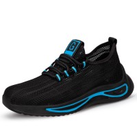 Labor Protection Shoes Anti Smash Puncture Summer Breathable Lightweight Comfortable Shock Absorbing