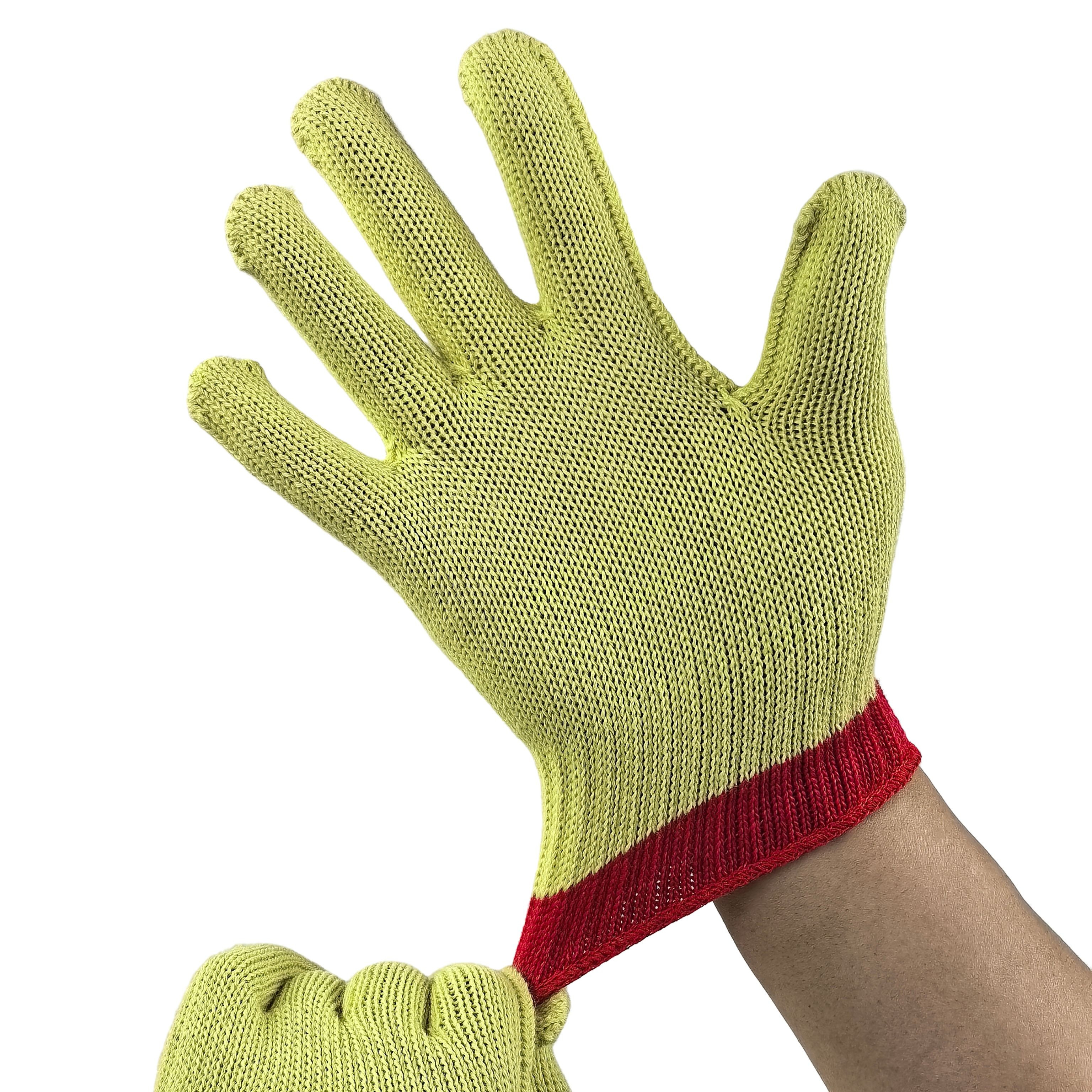Cut Resistant Aramid Gloves 7G for Industrial Safety & Anti-Cut Protection