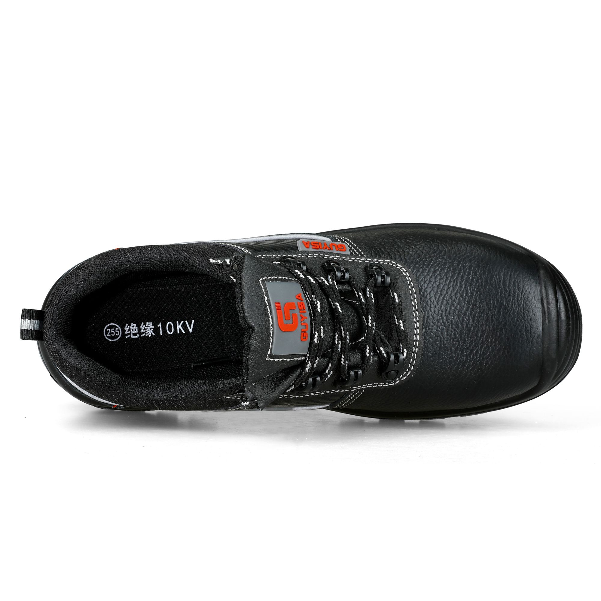 GUYISA Hot Selling Custom Safety Work Boots with Slip Resistant Rubber Soles for Construction Workers