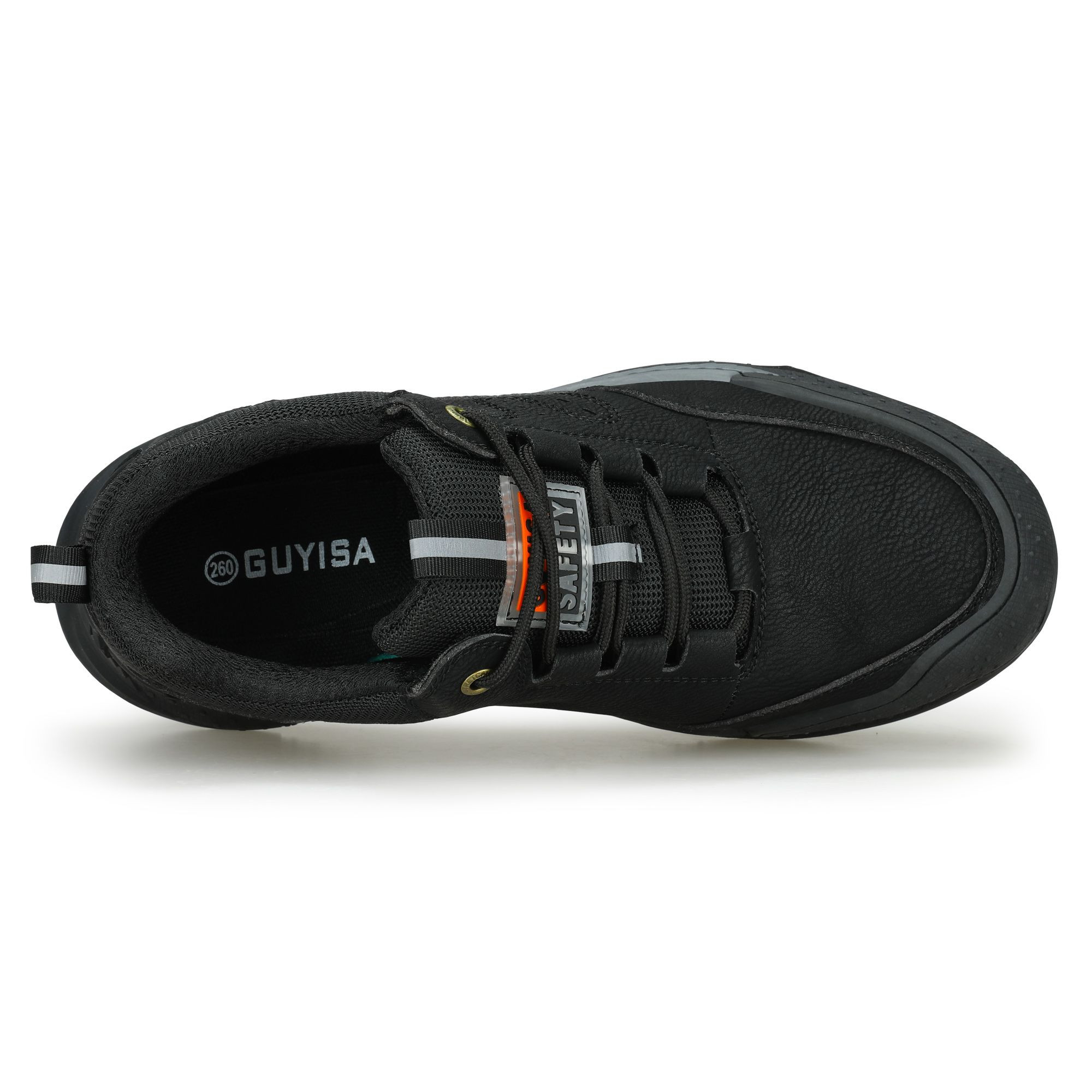 GUYISA Sport Series Anti Impact Anti Smashing Anti-Stab Metatarsal Guard Mens Labor Insurance Shoes