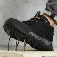 GUYISA Sport Series Anti Impact Anti Smashing Anti-Stab Metatarsal Guard Mens Labor Insurance Shoes