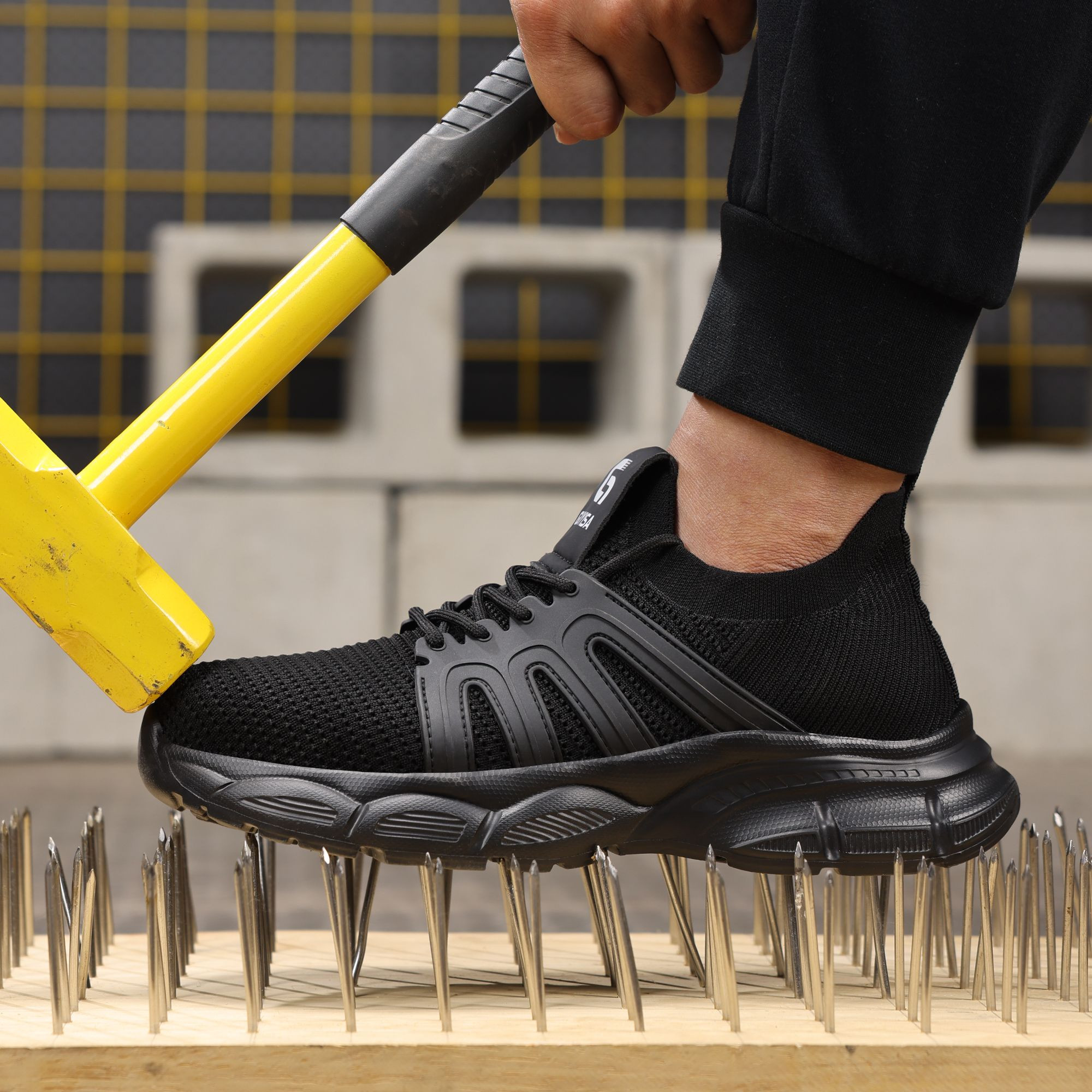 High Quality New Arrival Steel Toe Lightweight Working Safety Shoes for Men Smash and Stab Proof Breathable Safety Shoes