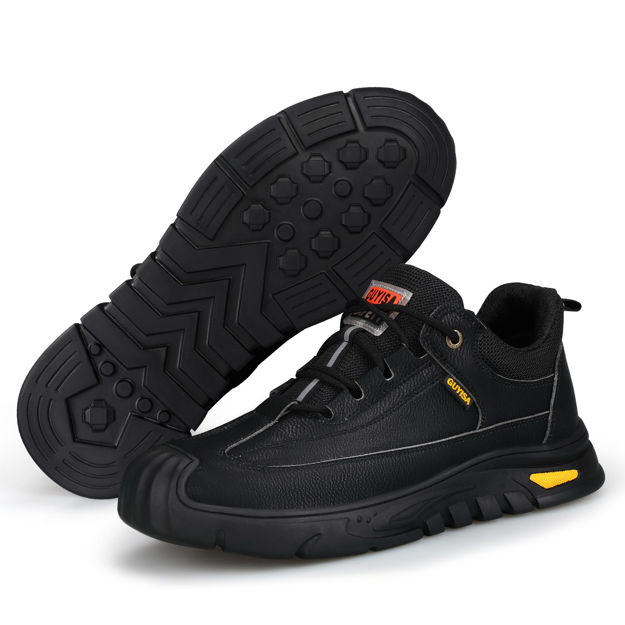 Fashion Hot Sale Work Shoes Outdoor Work Anti-Smash Steel Toe High Quality Mens Safety Shoes