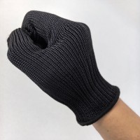 Steel Core Reinforced Gloves High Strength Polyester Coated 7G for Industrial Cut Protection & Wire Handling Safety