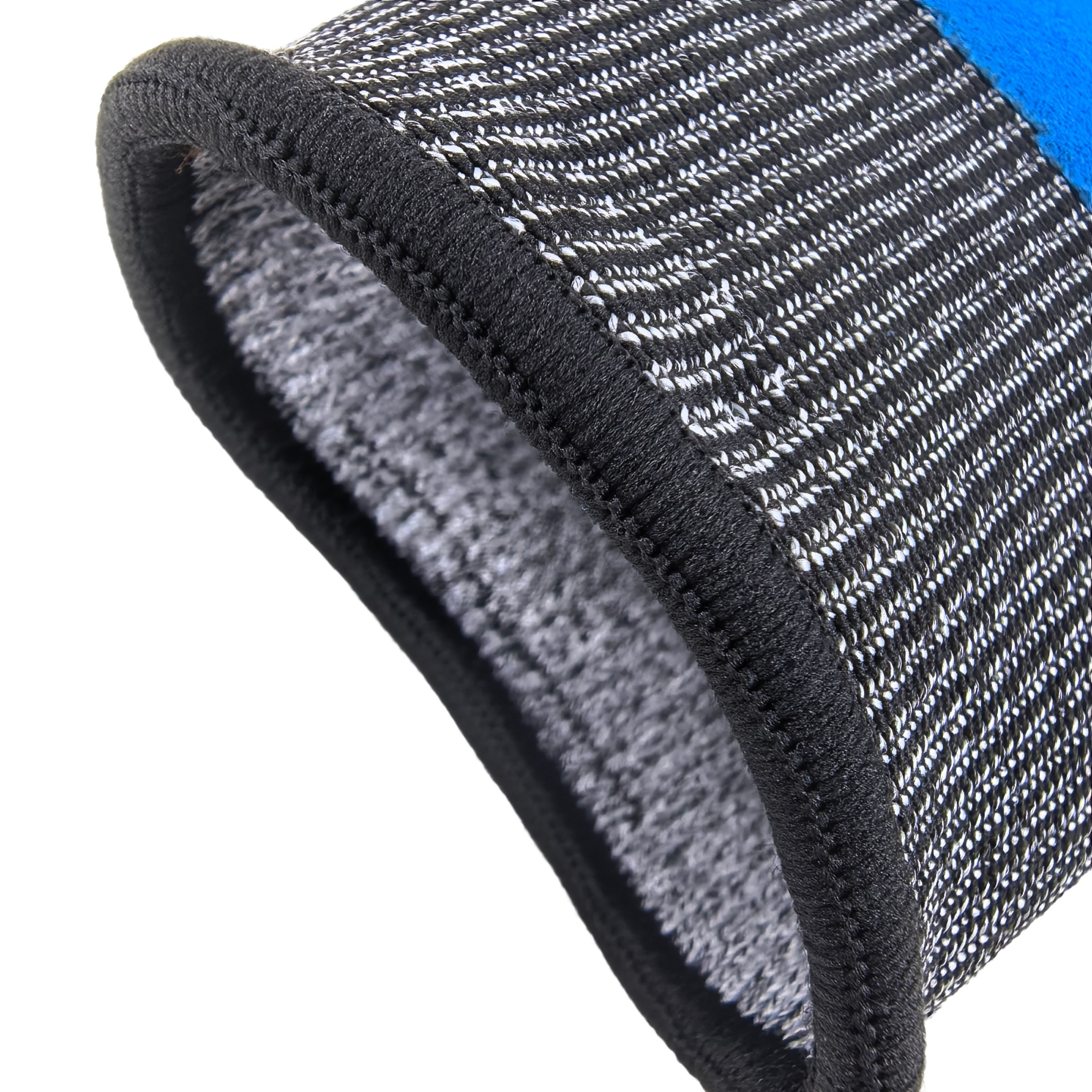EN388 Level D Sandy Nitrile Gloves 18G with Reinforced Fourchettes & Impact Strips at Finger Joints for Welding & Heavy
