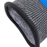 EN388 Level D Sandy Nitrile Gloves 18G with Reinforced Fourchettes & Impact Strips at Finger Joints for Welding & Heavy