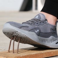 GUYISA Hot Selling Fashionable Metatarsal Guard Waterproof and Slip Resistant Anti-Puncture Steel Sole Safety Footwear