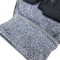 Shock-Absorbing TPE Gloves Marl Grey Nylon Spandex Blend 15G for Warehouse Safety & Logistics Handling