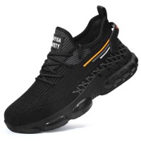 GUYISA Factory Direct Steel Toe Safety Shoes EU Standard S3  Work Boots for Construction Industrial Fashion