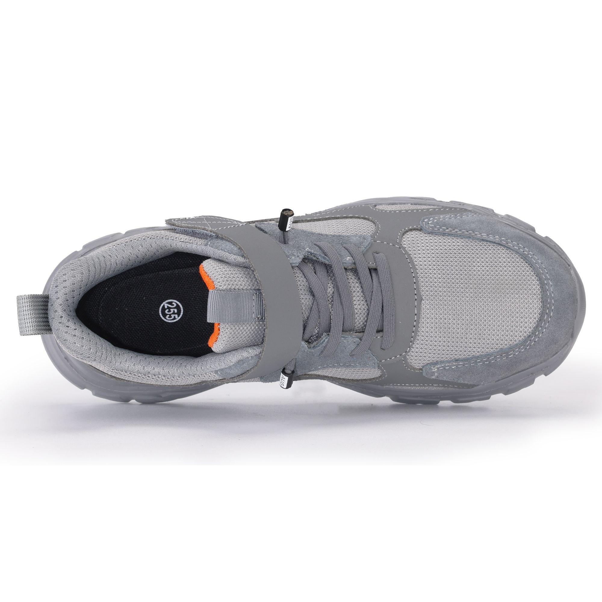 GUYISA Safety Shoes Light Weight European Standard Steel Toe Rubber and Plastic Grey Safety Shoes