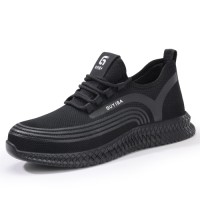 GUYISA Insulated 18KV Safety Shoes Anti-smash Anti-puncture Sports Breathable Mesh Upper Safety Shoes