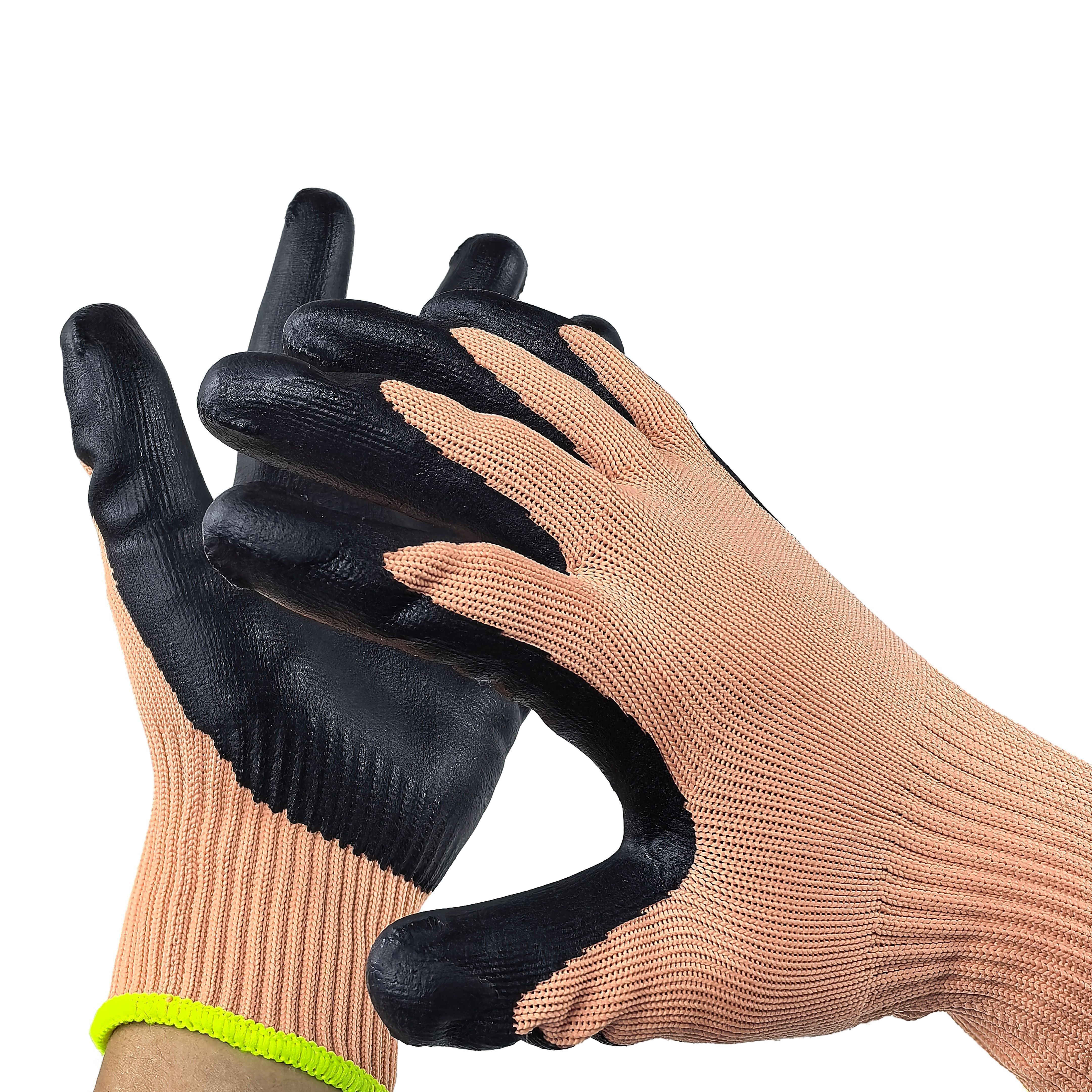 Nitrile Foam Coated Gloves 10G Polyester Base with Oil Resistance & Enhanced Grip for Material Handling & Logistics
