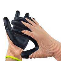 Nitrile Foam Coated Gloves 10G Polyester Base with Oil Resistance & Enhanced Grip for Material Handling & Logistics