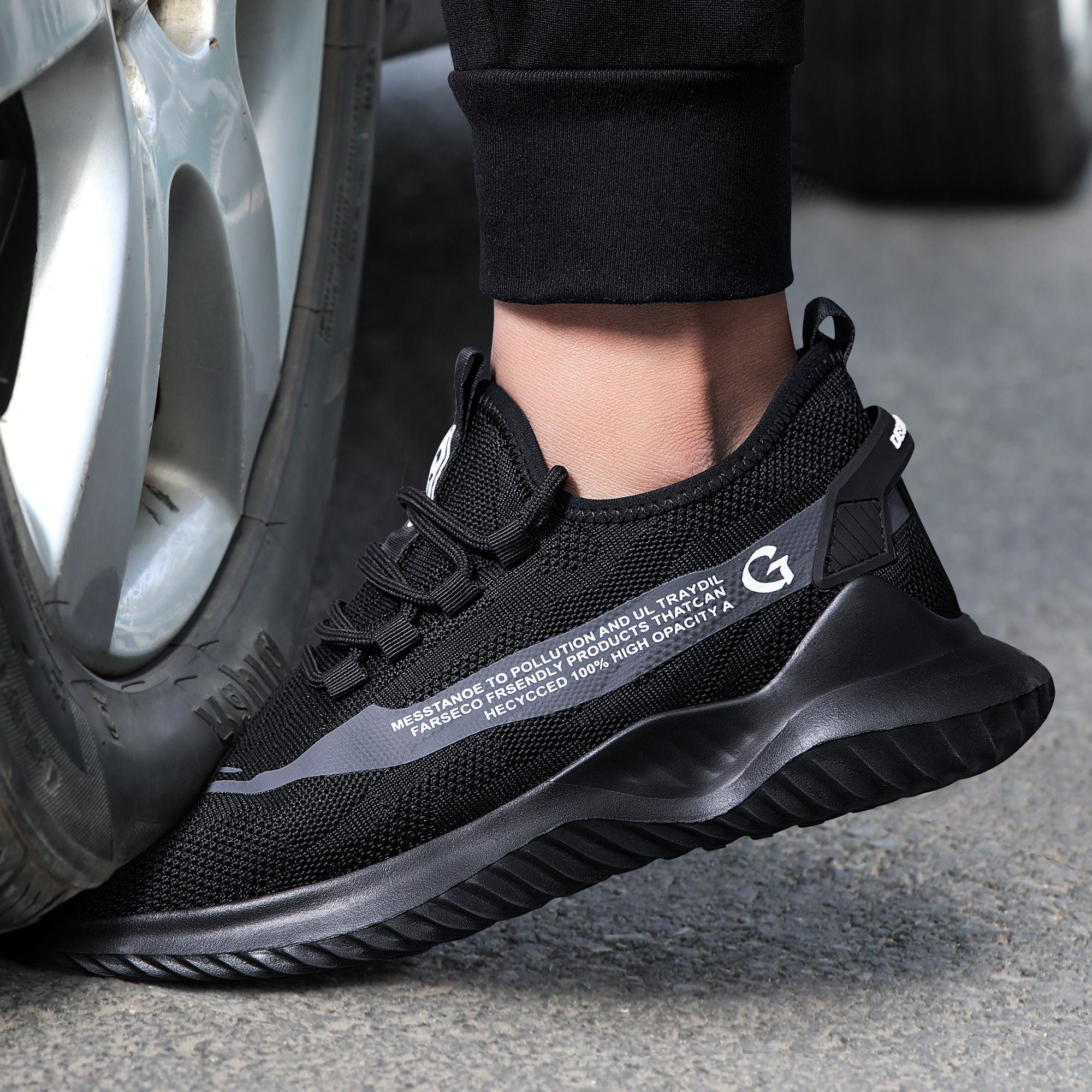 Wholesale Safety Boot Breathable Anti-Smash Steel Toe Cap Indestructible Work Shoes EVA Insole Anti-Slip Features
