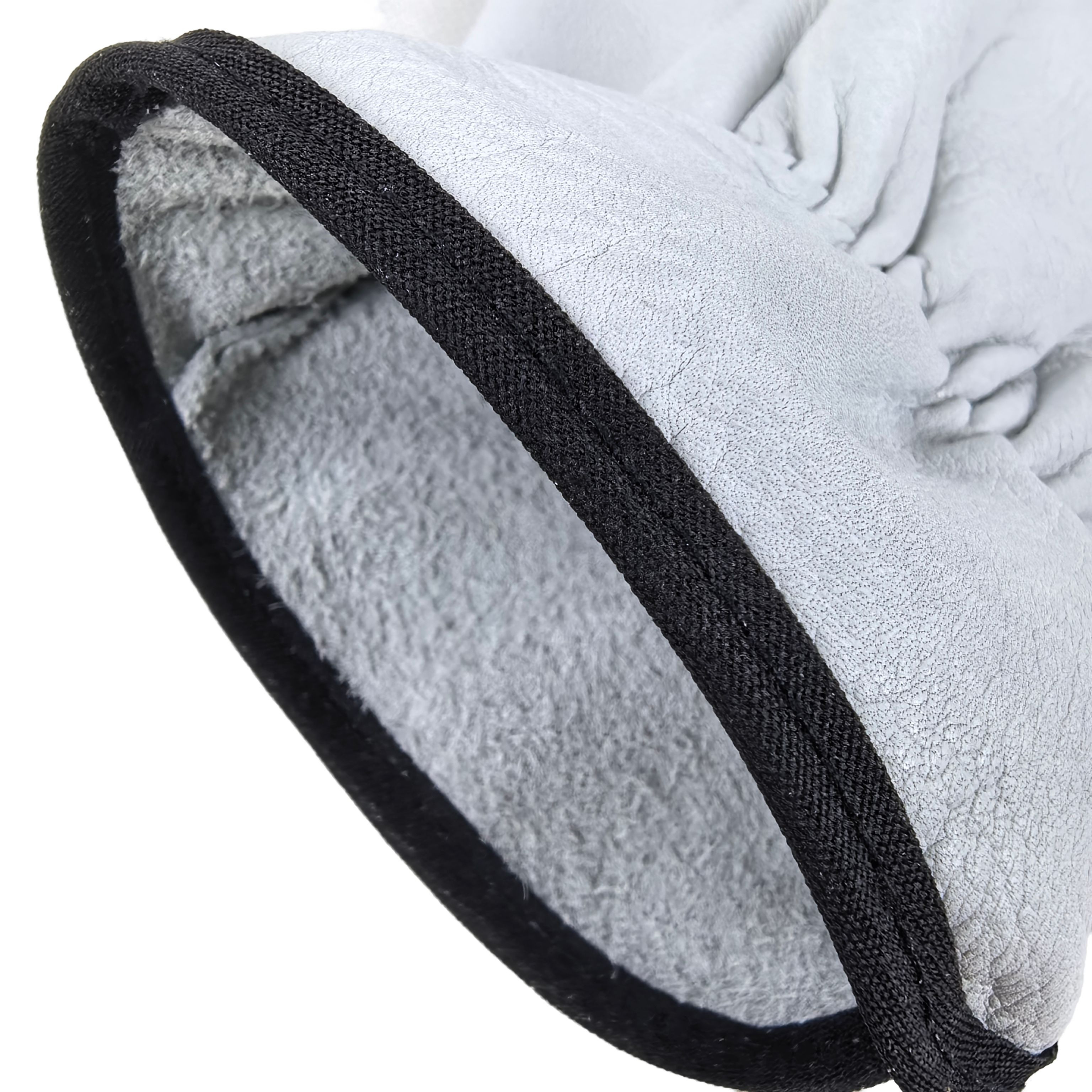 Classic White Steerhide Unlined Driving Gloves for All-Season Comfort & Enhanced Steering Grip