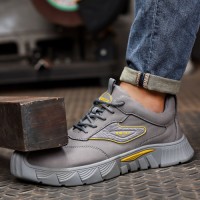 GUYISA Hot Sale Industrial Cushioned Light Weight Breathable 10KV Insulated Mens Labor Safety Shoes