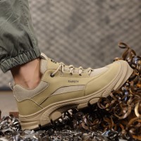 GUYISA Industrial Safety Shoes Smash-proof Puncture-proof Microfiber Upper Safety Shoes