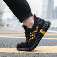 Lightweight Composite Steel Toe Safety Shoes - Low-Top Breathable Work Shoes for Summer Factory Use