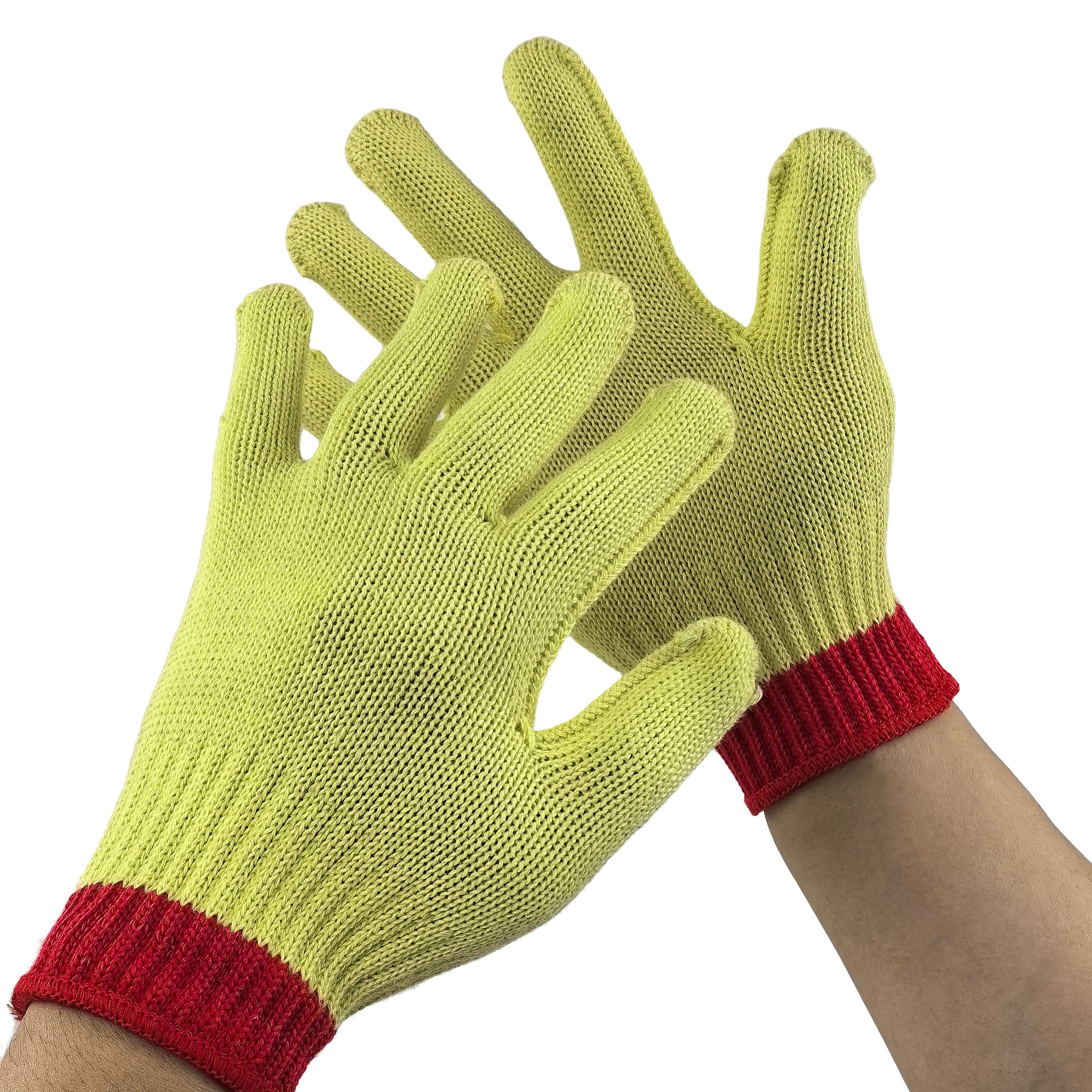 Cut Resistant Aramid Gloves 7G for Industrial Safety & Anti-Cut Protection