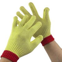 Cut Resistant Aramid Gloves 7G for Industrial Safety & Anti-Cut Protection