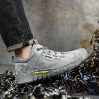 GUYISA Summer 10KV Insulated Safety Shoes Anti Puncture Impact Plastic Toe Construction Site