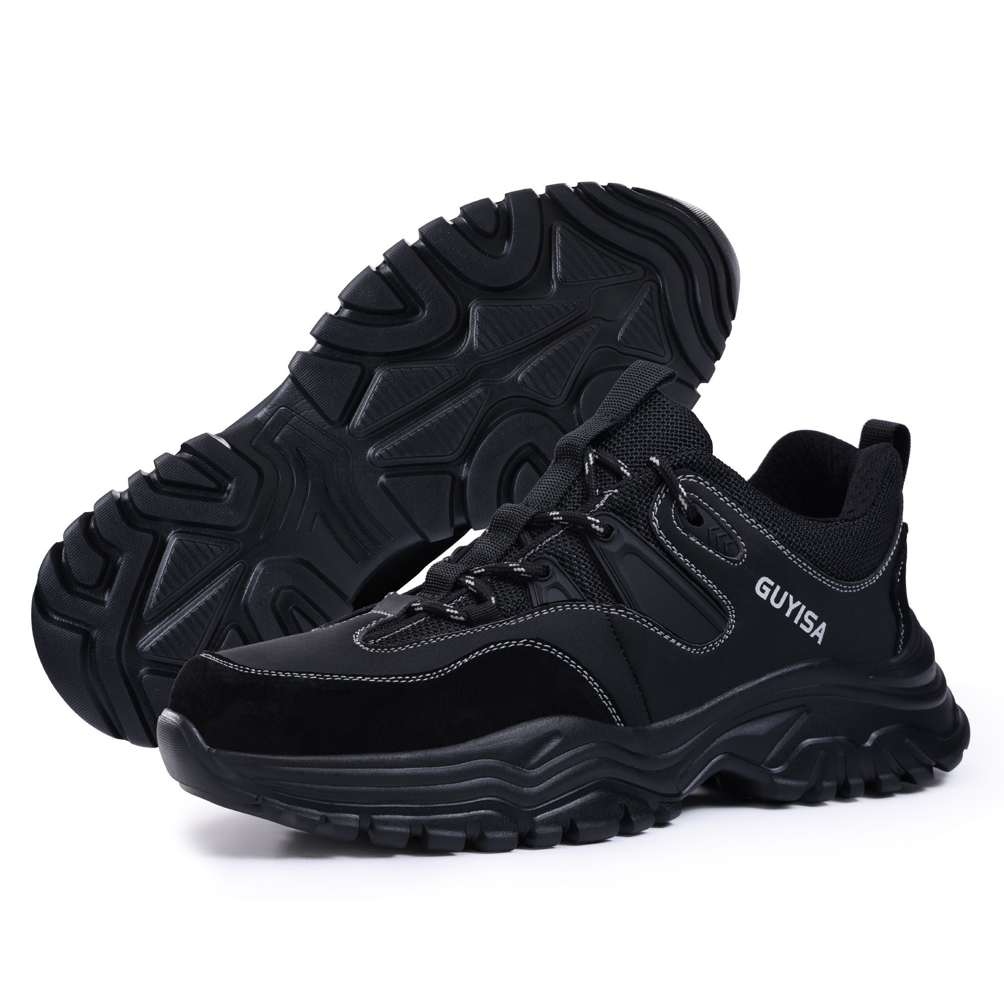 GUYISA Top-Rated 10KV Insulated Safety Shoes - Lightweight Breathable Mesh for Mens Industrial Work