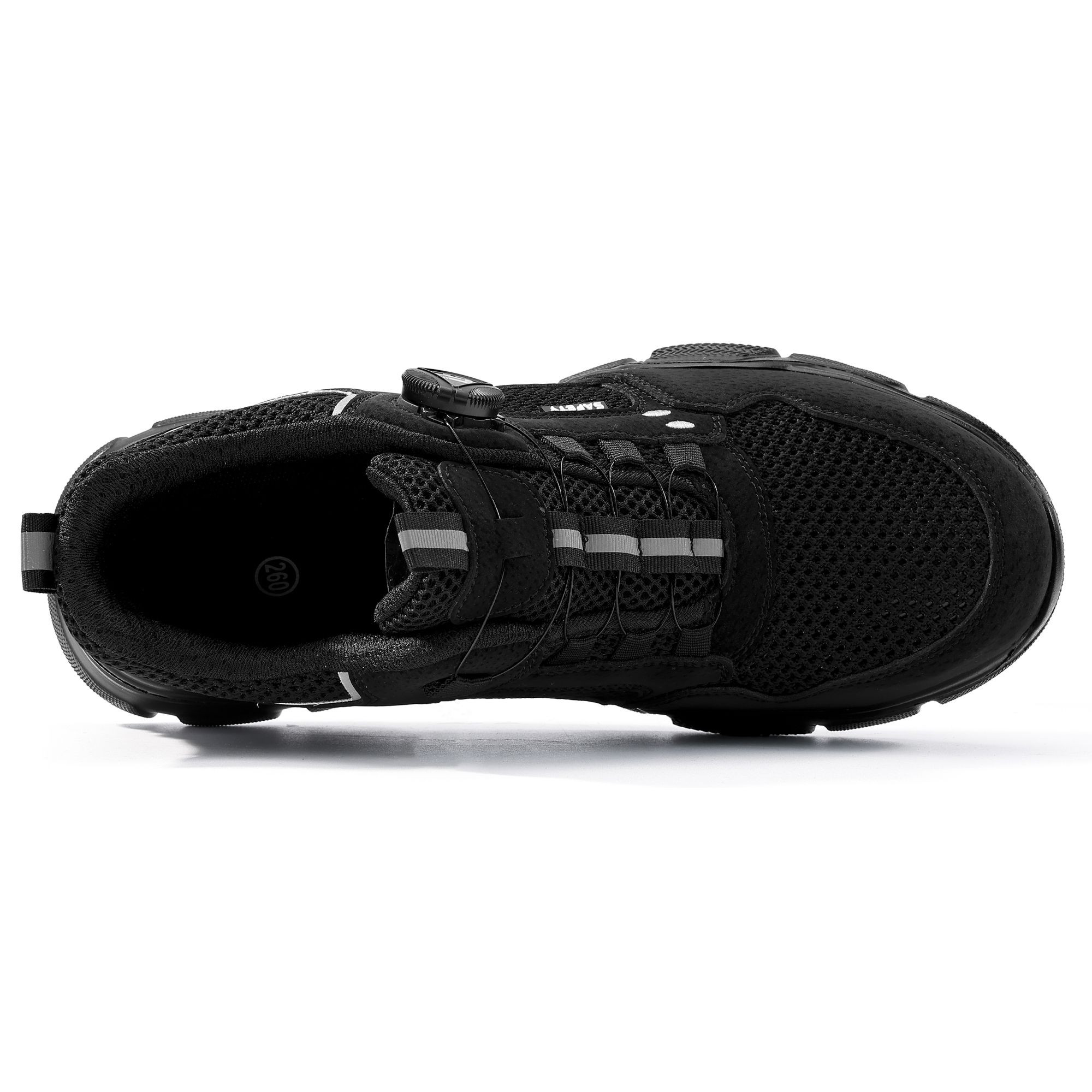 GUYISA Lightweight Rubber and Plastic Outsole Safety Shoes Smart Button Safety Shoes Wear-resistant Anti-smash