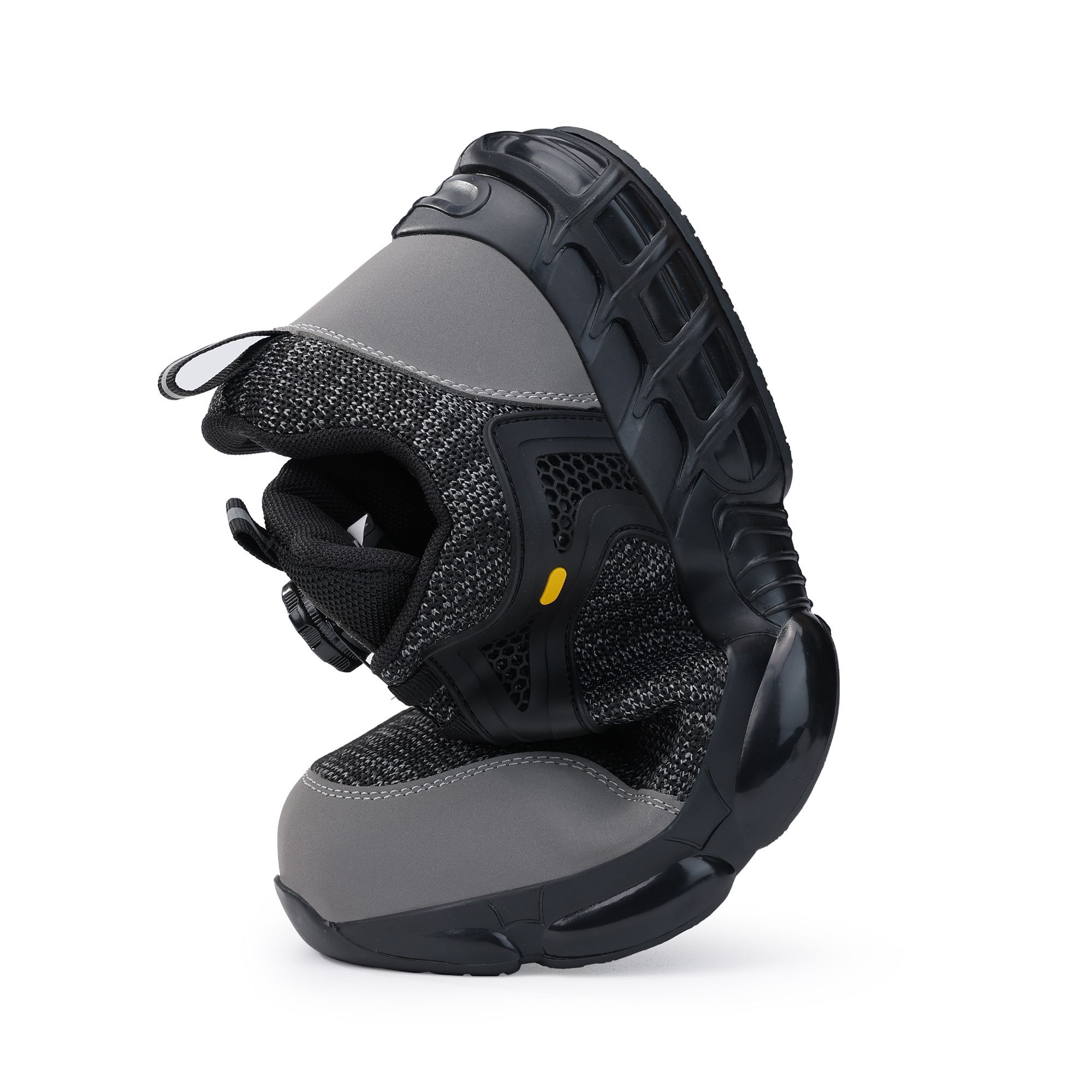 GUYISA Mens Safe Shoes Smart Button Steel Toe Light Weight Safety Shoes