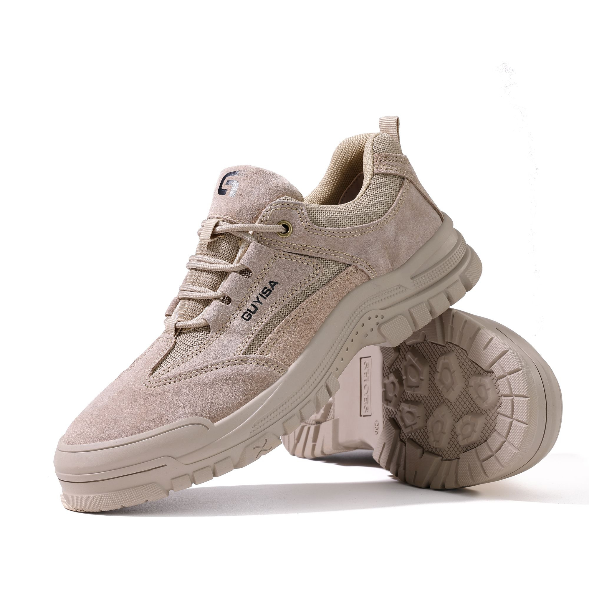 GUYISA Work Safety Shoes Industrial Construction Anti-smash Anti-puncture Steel Toe Safety Shoes