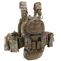 Outdoor camouflage vest,breathable and wear-resistant, real-life CS multi-functional combat vest