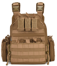 Bone Frog Quick Release Tactical Vest Camouflage Combat Gear for Military Enthusiasts Field Training
