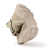 GUYISA Microfiber Upper Workwear Series European Standard Steel Toe Beige Color Safety Shoes for Unsex