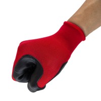 Insulated Anti-Slip TPE Coated Gloves 15G Nylon for Electrical Work Safety & High Voltage Protection