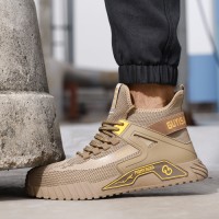 Ultra Lightweight Breathable Composite Toe Safety Shoes - Anti Crush & Puncture for Warehouse Logistics Workers