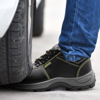 Brand Wholesale High Quality Custom Comfortable Waterproof Work Safety Shoes Men Steel Toe for Construction