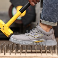 GUYISA Hot Sale Industrial Cushioned Light Weight Breathable 10KV Insulated Mens Labor Safety Shoes