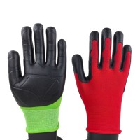 Insulated Anti-Slip TPE Coated Gloves 15G Nylon for Electrical Work Safety & High Voltage Protection