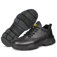 10KV Electrical Hazard Steel Toe Safety Work Boots - Anti-Puncture Leather for Mens Industrial