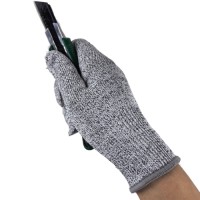 Food Grade Cut Level 5 HPPE Cut Resistant Gloves 13G for Food Processing Safety & Industrial Hand Protection