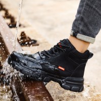 GUYISA High Quality Anti-Stab Crush-Proof Safety Footwear Super-Light for Construction Site & Logistics Foot Protection