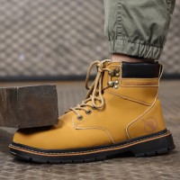 GUYISA Industrial Safety Boots Hot Selling Style Factory Price Steel Toe Safety Boots for Men